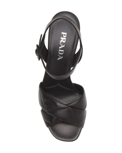 prada platform sandals review|Prada diagram platform sandal.